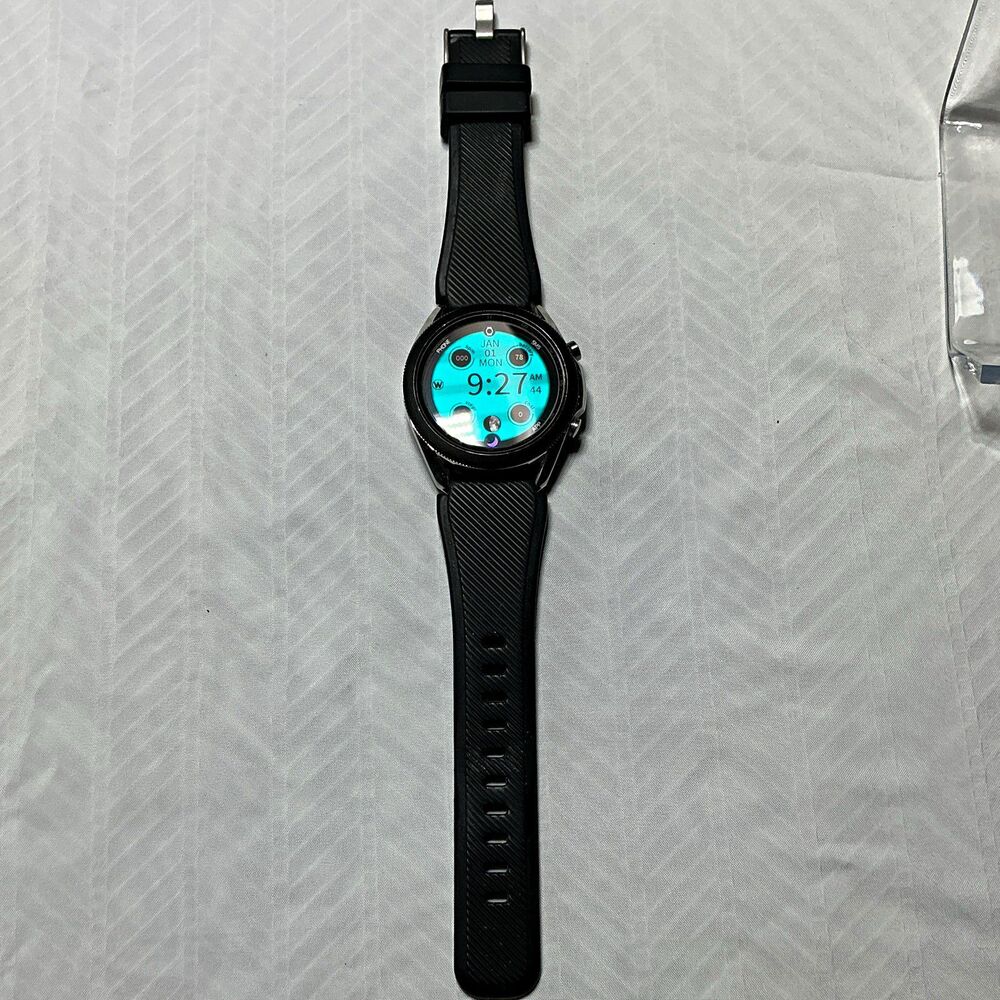 Samsung Galaxy Watch3 45mm Black Stainless T-Mobile Bluetooth Fitness 8GB